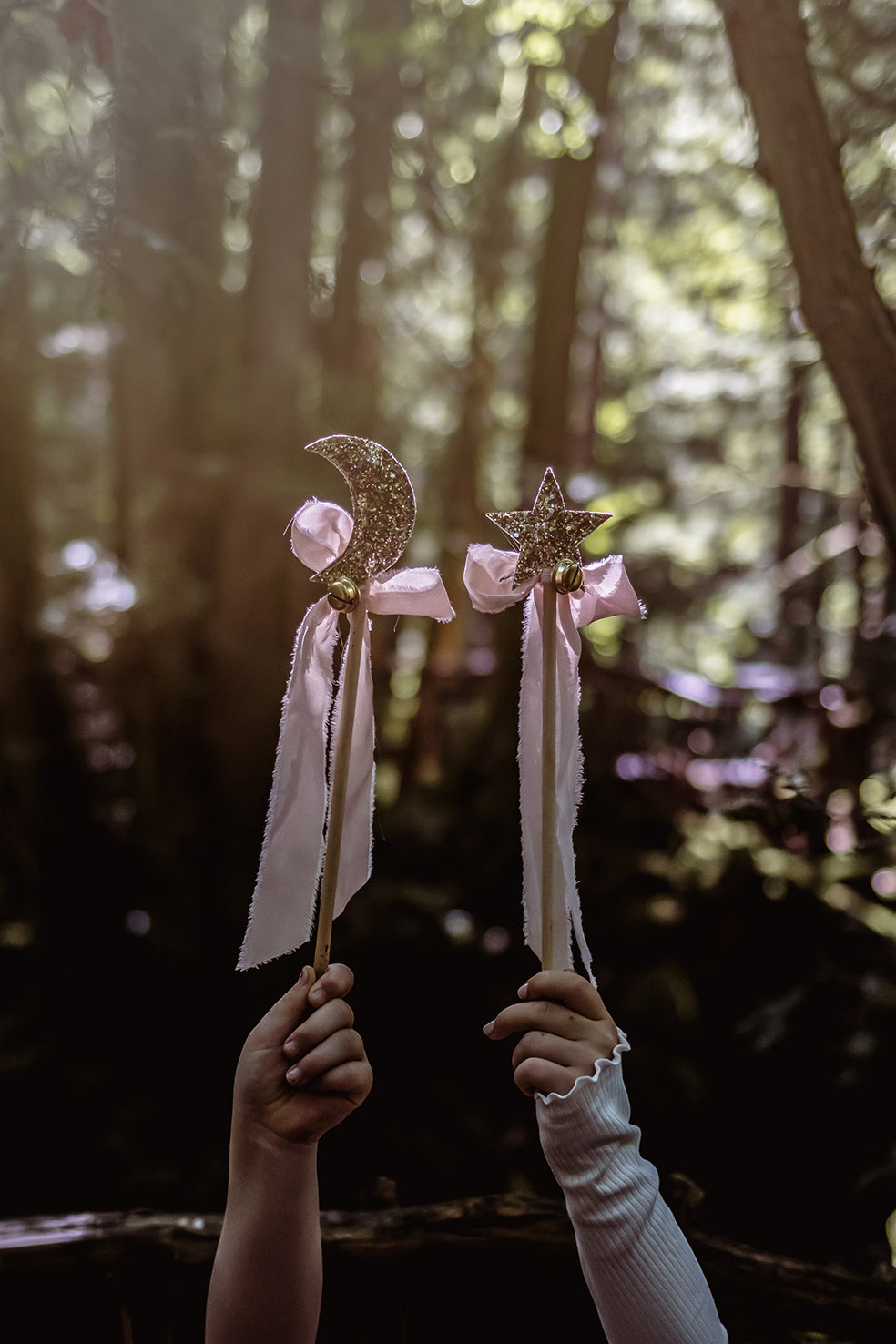 Gold Sparkle Crown & Wand