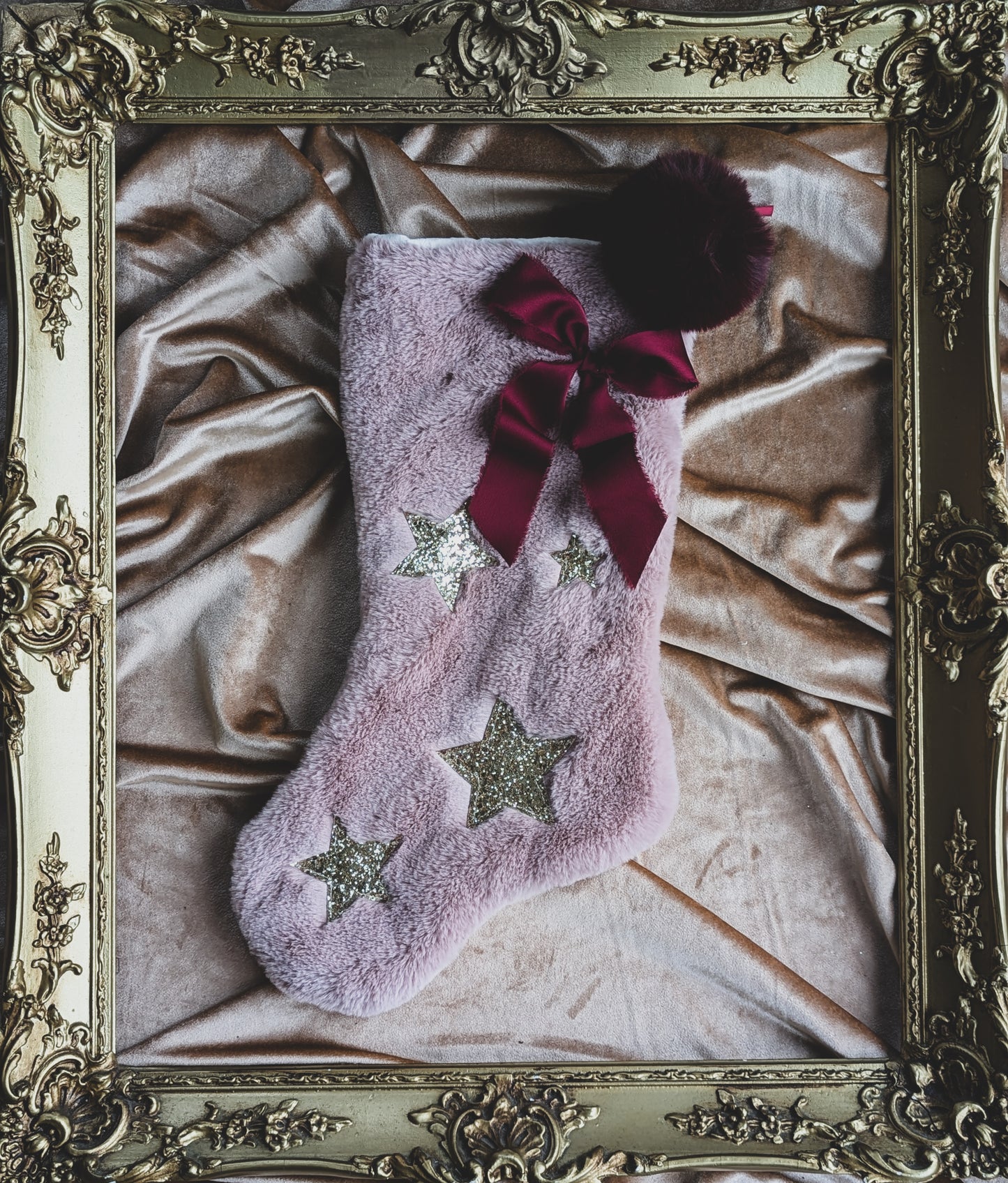 Pink Christmas Stockings