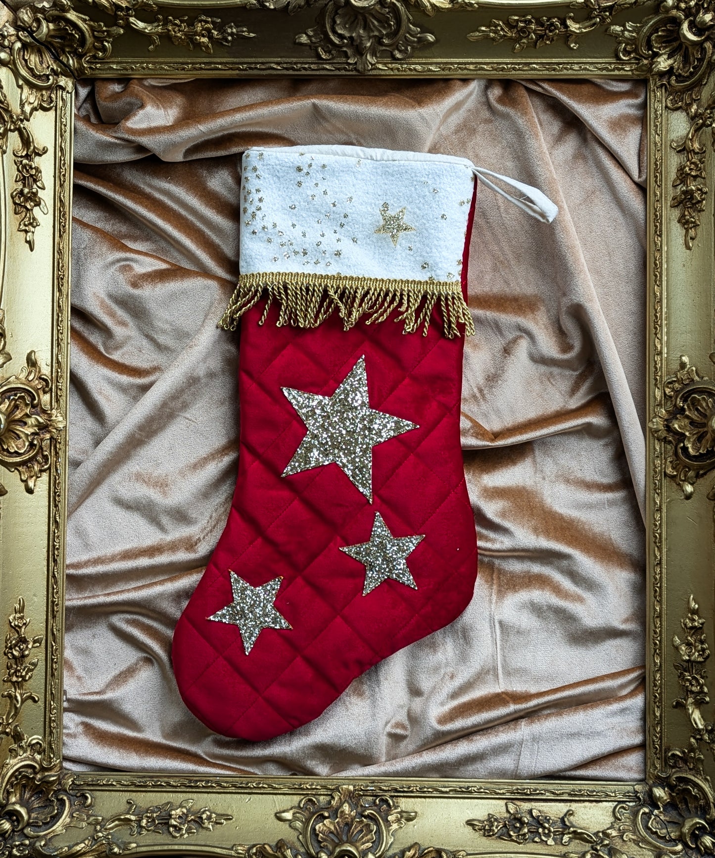 Red Velvet Christmas Stockings